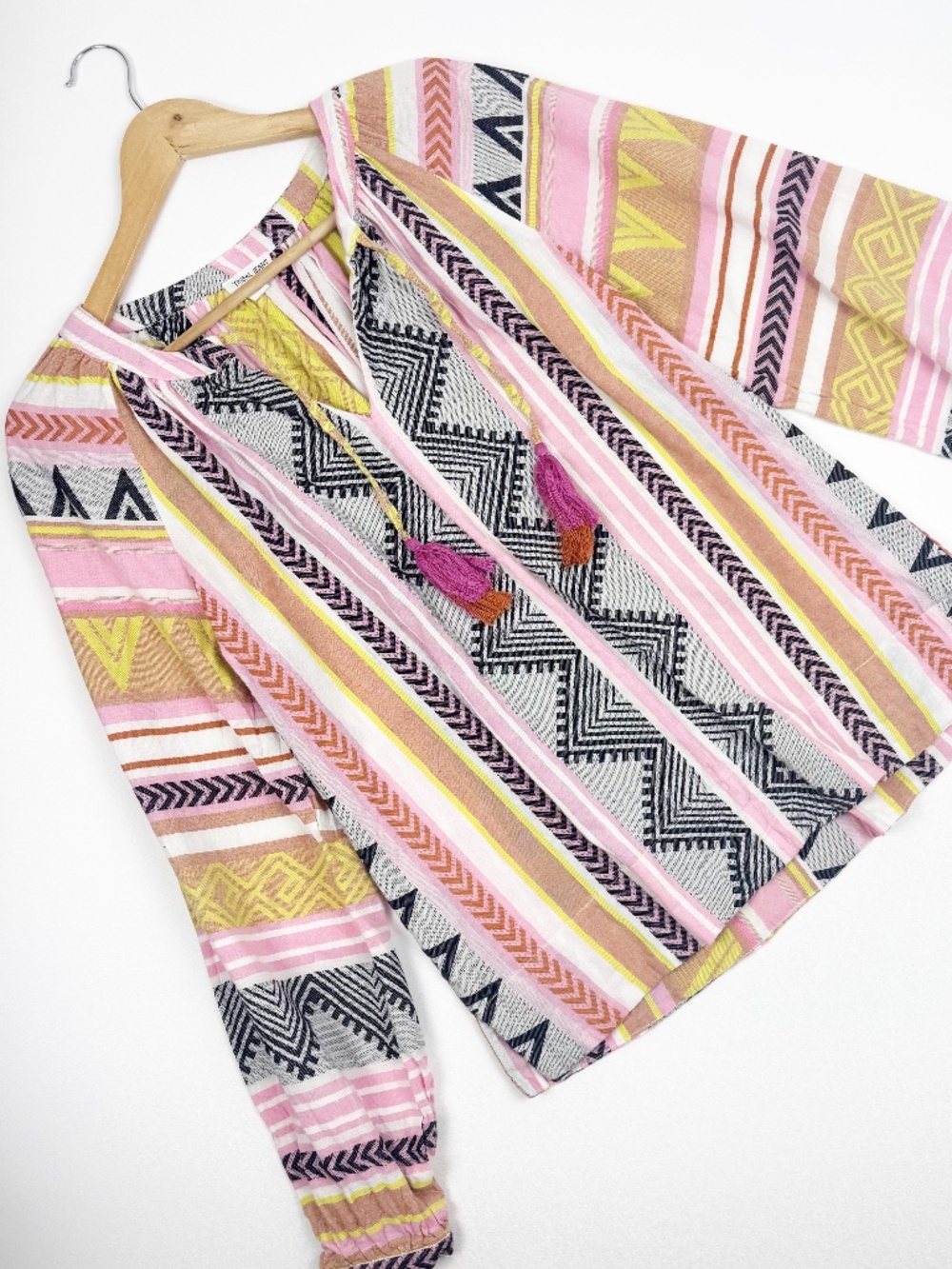 TRIBAL JEANS BOHO BLOUSE